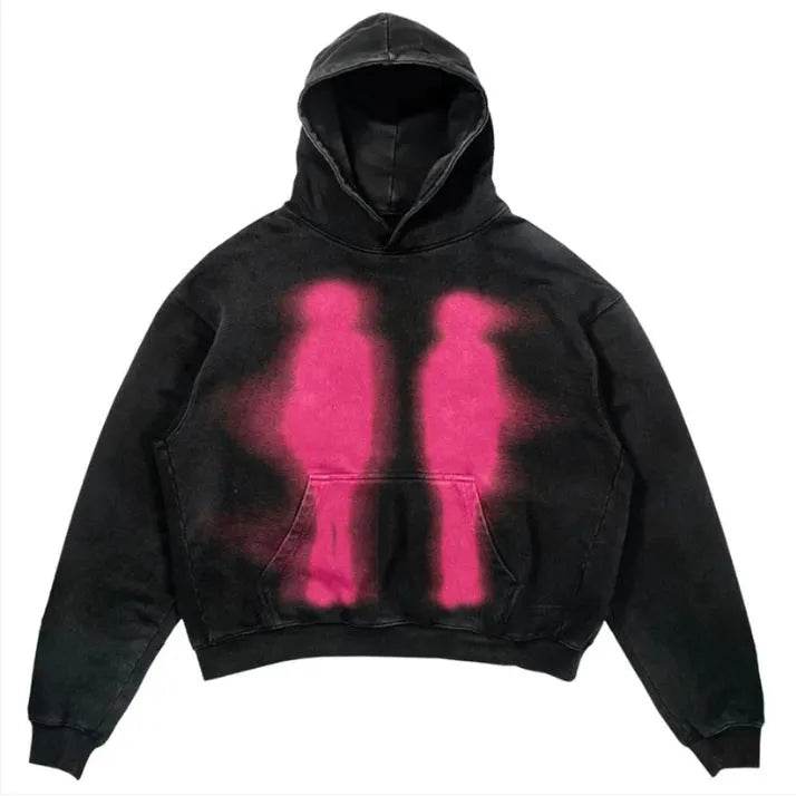 Men Skull Gothic Vintage Hoodie Sweatshirt Pullover top - EX-STOCK Canada