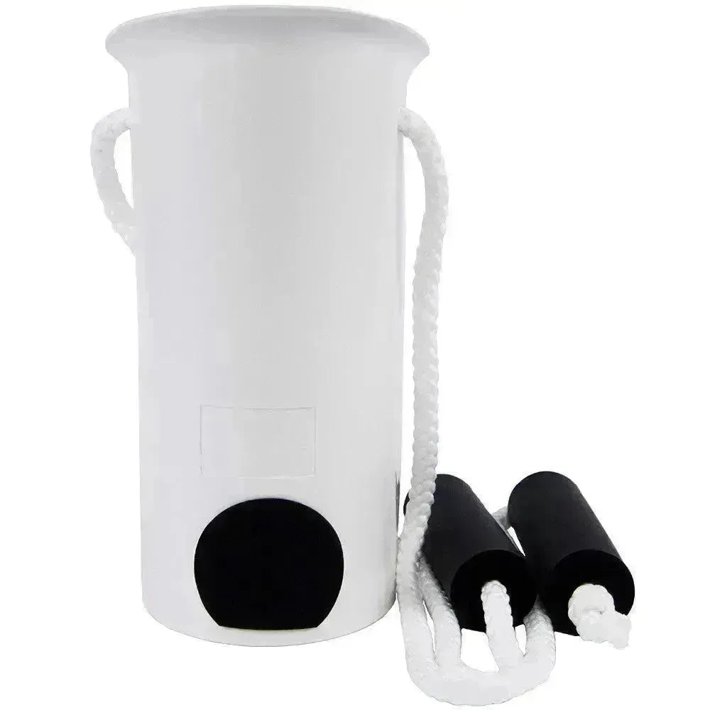 Aide à la chaussette avec des poignées de poignée en mousse et des cordes réglables de longueur