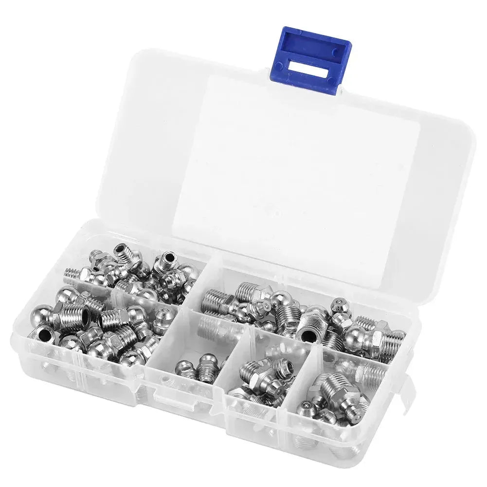 Boxed Straight Bend Grease Nipple Universal Lubrication Set - EX-STOCK CANADA