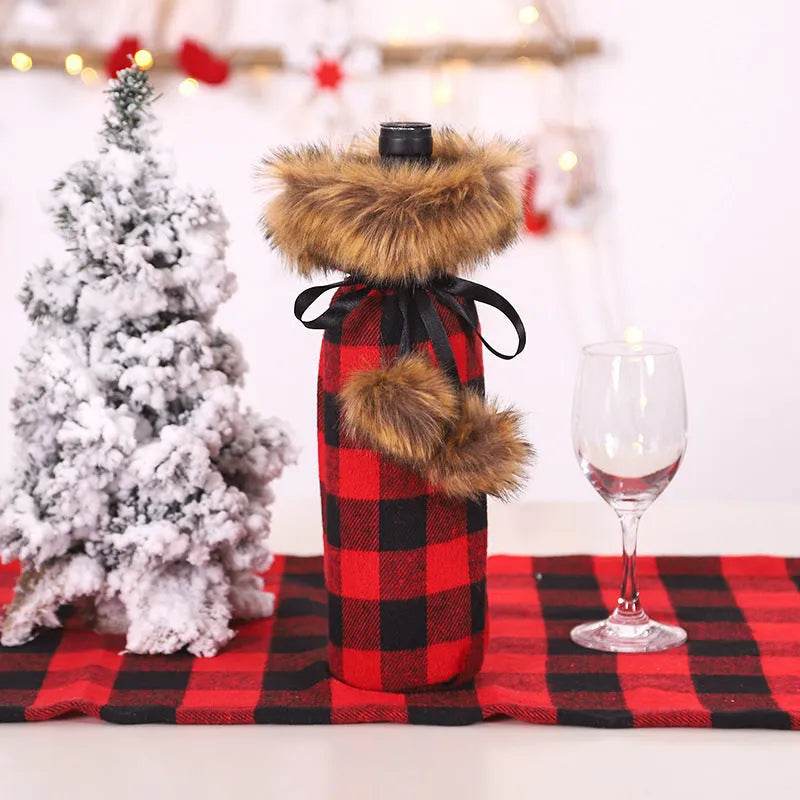 Christmas Decorations Christmas Wine Bottle Socks - EX-STOCK Canada
