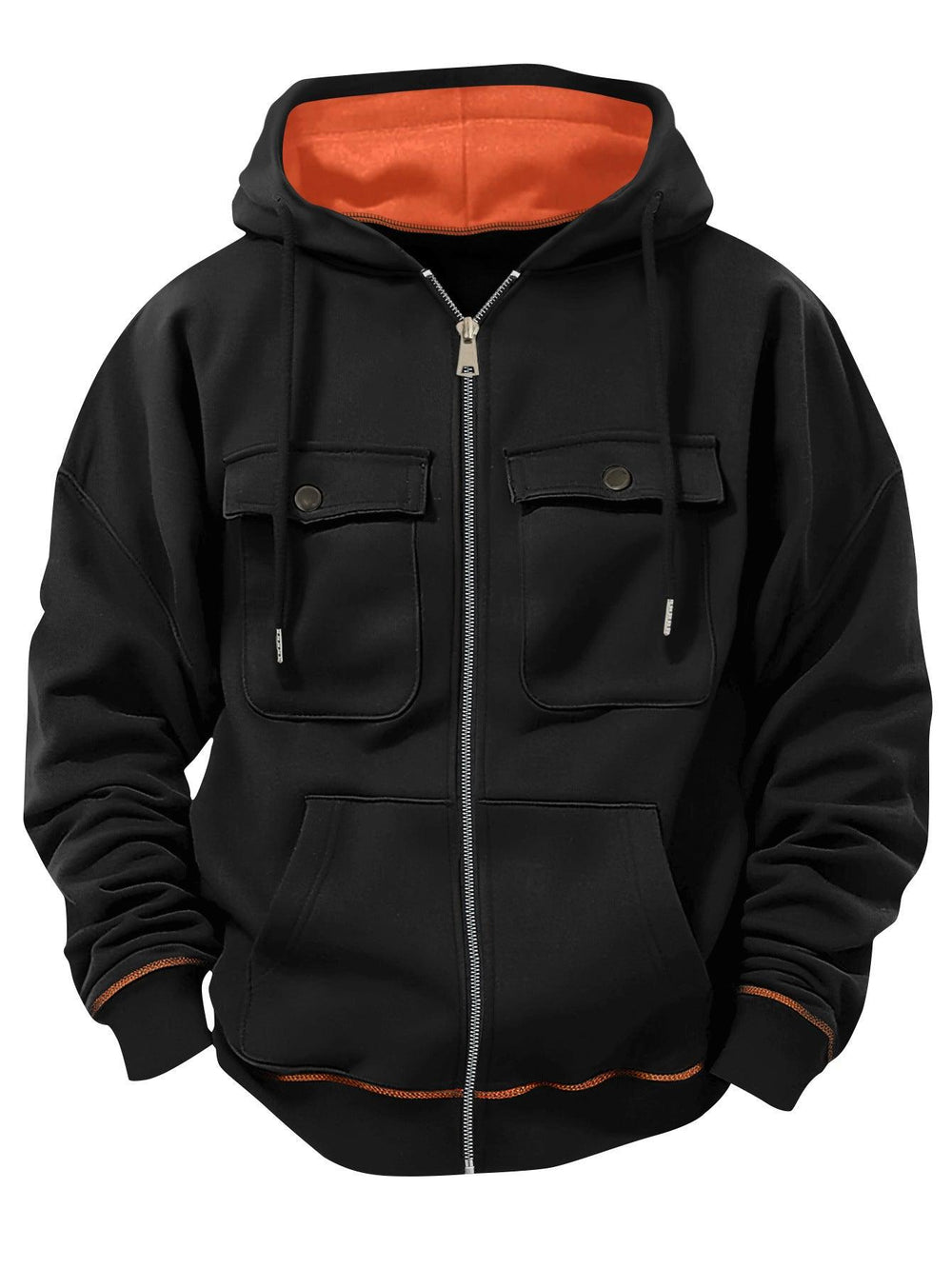 Suéter casual con cremallera para hombre de talla grandeEX-STOCK Canada