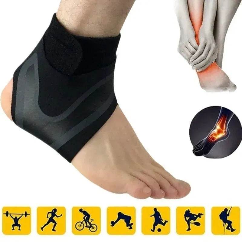 Ankle Support Brace for sprain Ankle Elastic Ankle Sleeve - EX-STOCK Canada