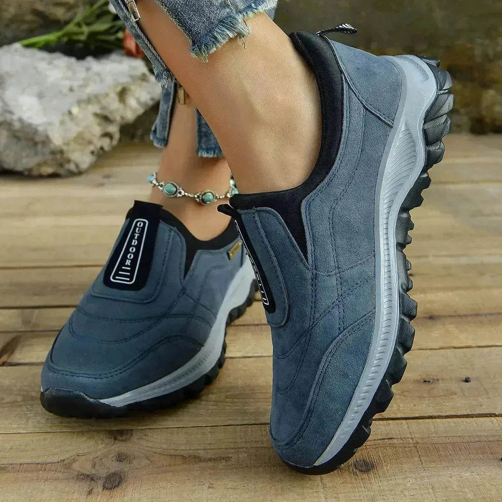 Outdoor Slip-on Sports Shoes Comfortable Walking Running Platform Sneakers for Women - EX-STOCK Canada