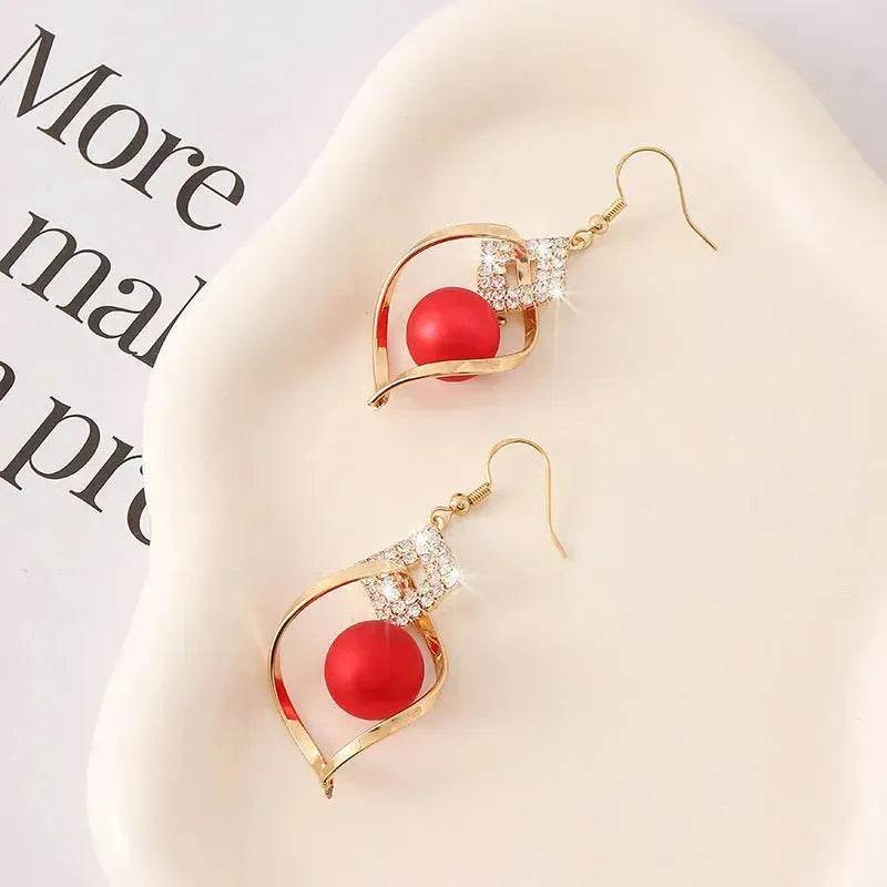 Women's Fashionable Temperamental All-match Pearl drop Earrings - EX-STOCK Canada