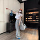 Casual Fashion Oversized Baggy Workwear Pant for women - EX-STOCK Canada