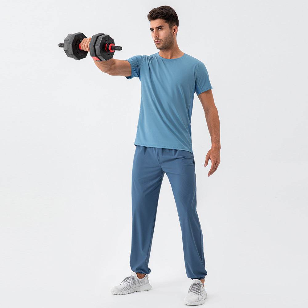 Men's Nylon Cool Feeling Loose Fitness Track Pants Quick-drying - EX-STOCK Canada