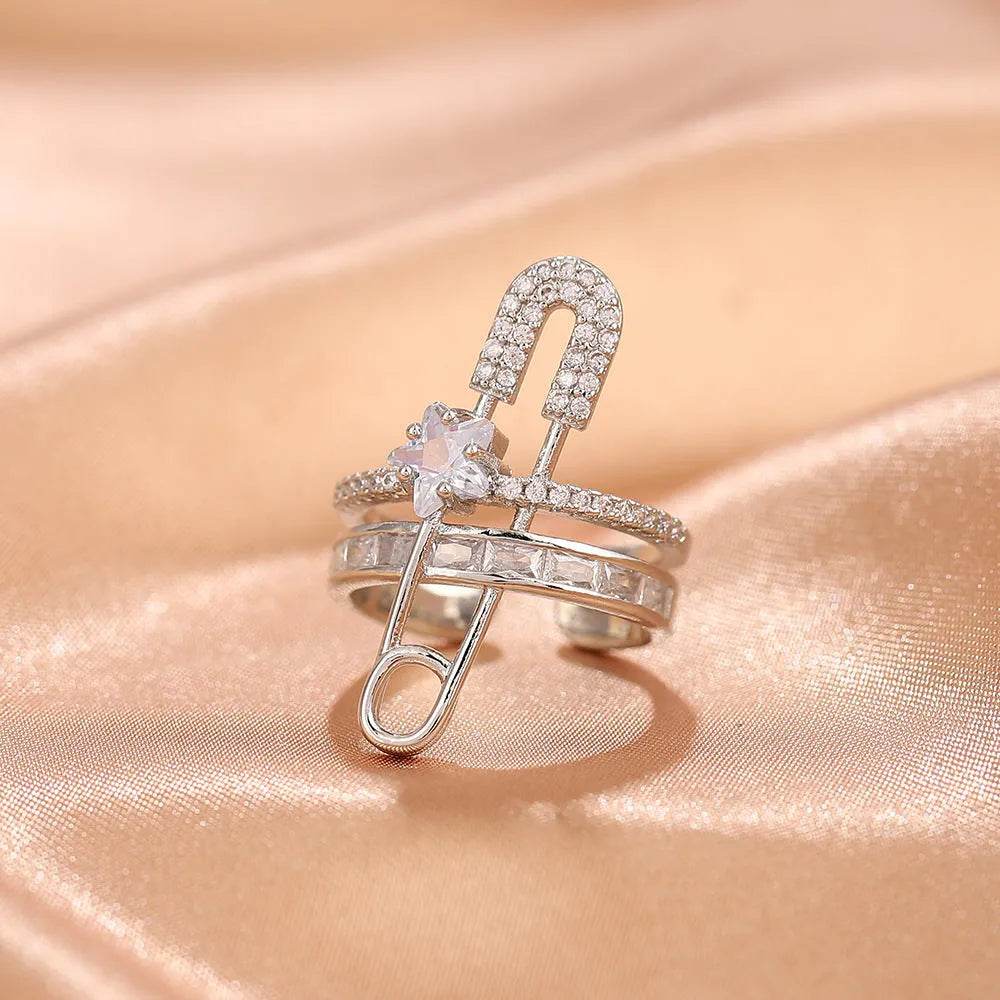 Niche Opening Adjustable Non-fading Cross Ring - EX-STOCK Canada