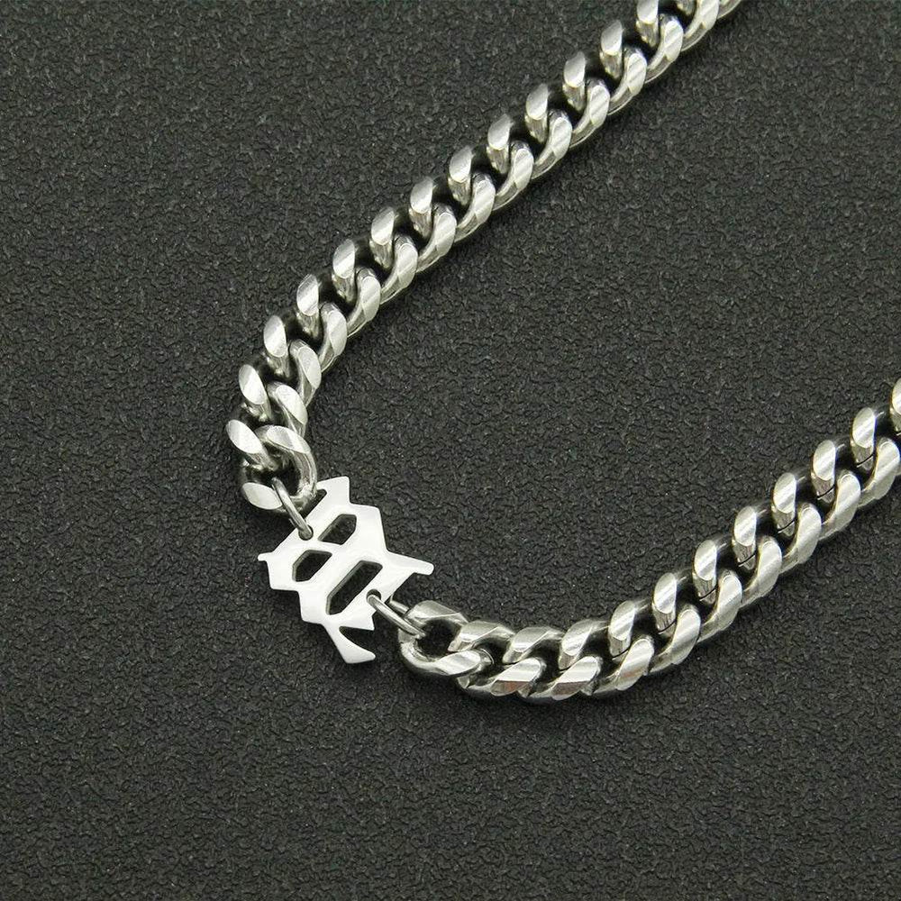 Titanium Steel Cuban Link Chain Bracelet - EX-STOCK Canada