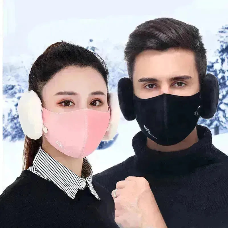 Oreilles de masque chaude détachables hivernales