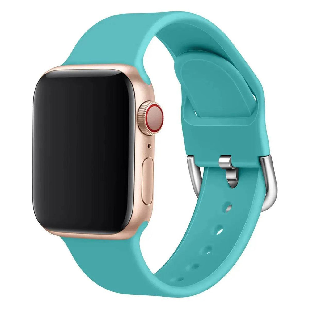 Watch strap solid color silicone watch buckle strap - EX-STOCK Canada