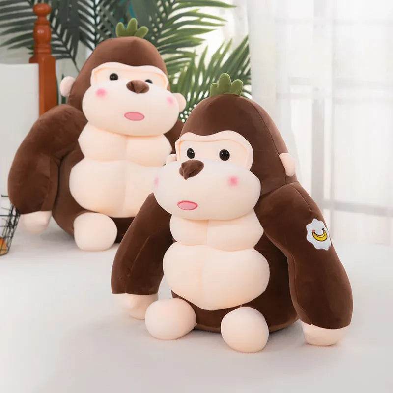 Black King Kong Cute Creative Gorilla Plush Toy - EX-STOCK Canada