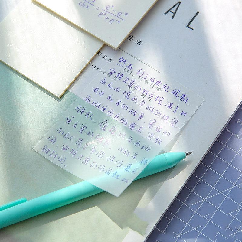 Notas adhesivas transparentes de PET Material impermeable