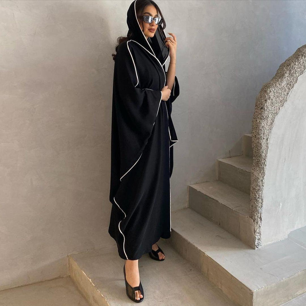 Mode de robe musulmane du Moyen-Orient à rayures - EX-STOCK Canada