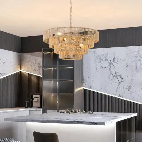 Luxury Craft Bohemian Woven Chandelier