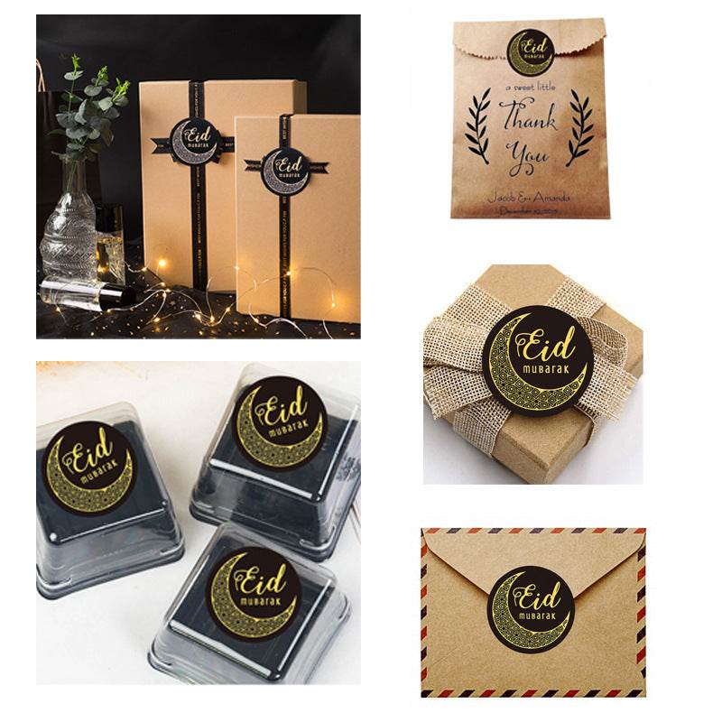 Sticker Letter EID Sticker Candy Seal Eid Mubarak Ramadan Decoration stickers - EX-STOCK Canada