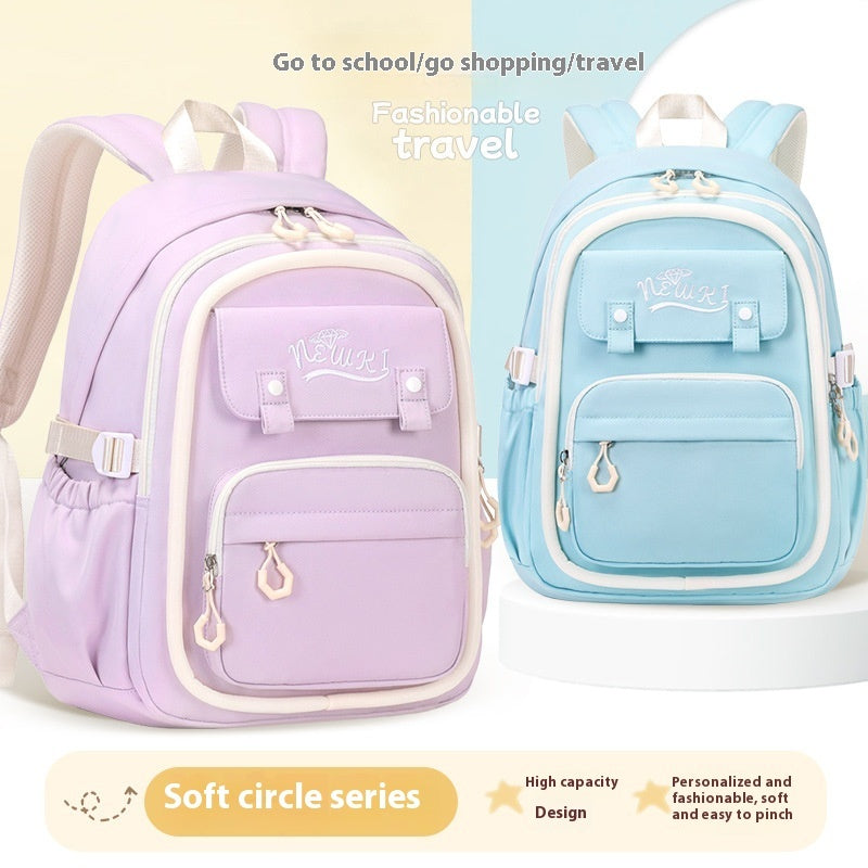 Girls' Super Lightweight Large Capacity Multi-compartment Waterproof Backpack EX-STOCK
