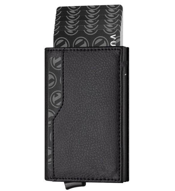 Credit Card Case With Double Id Window Rfid Blocking Automatic Leather Up Card Wallet - EX-STOCK Canada