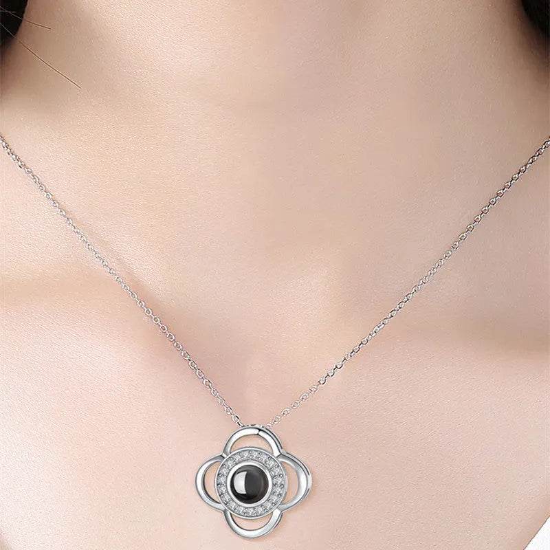 Hot Valentine's Day Gifts Metal Rose Jewelry Gift Box Necklace For Wedding Girlfriend Necklace Gifts - EX-STOCK Canada