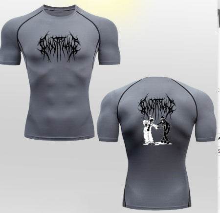 Lycra Spandex Sport Running Fitness Workout Gym T-shirt for men - EX-STOCK Canada