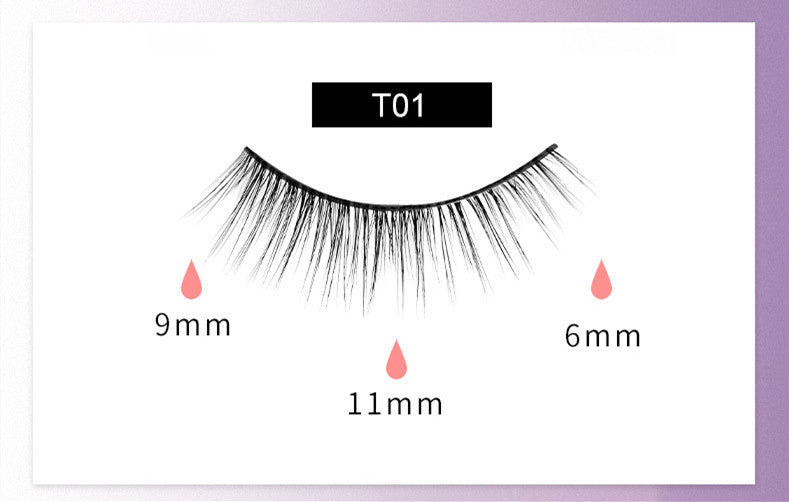 Reusable Magnetic Self-Adhesive Eyelashes No Eyeliner Or Glue Needed False Lashes Stable And Easy To Put On Natural Look And Waterproof Fake Eyelashes EX-STOCK Canada