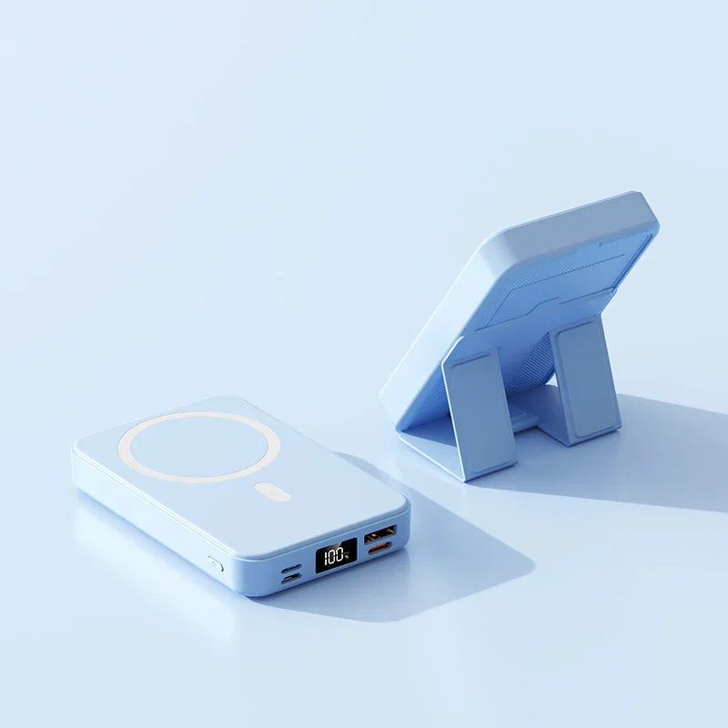 Power Bank Wireless Magnetico con SupportoEX-STOCK Canada