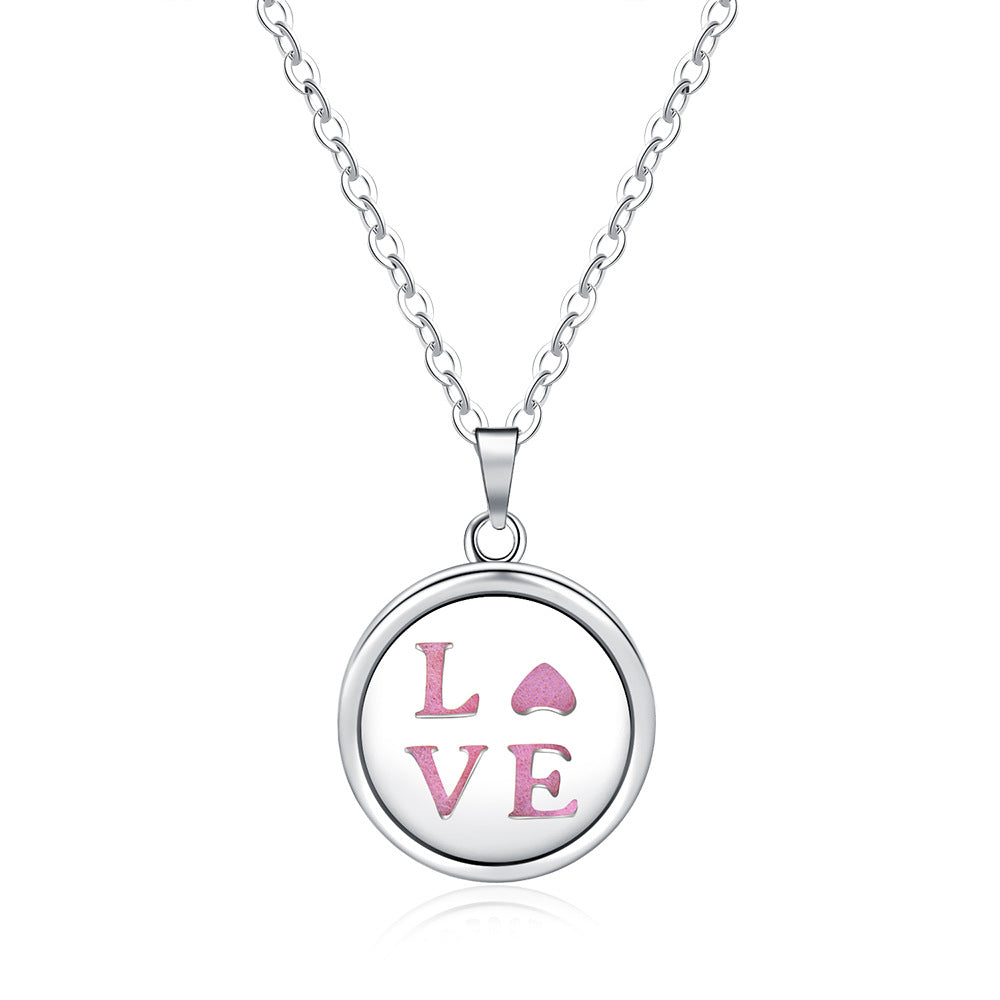 Open Round Hollow Perfume Box Necklace - EX-STOCK Canada