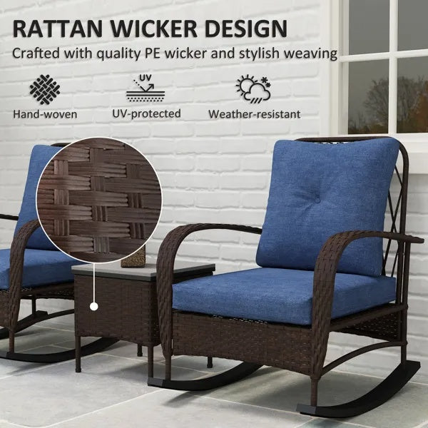 Rattan-Chaiselounge-Stuhl, Korbgeflecht-Patiomöbel-SetEX-STOCK Canada