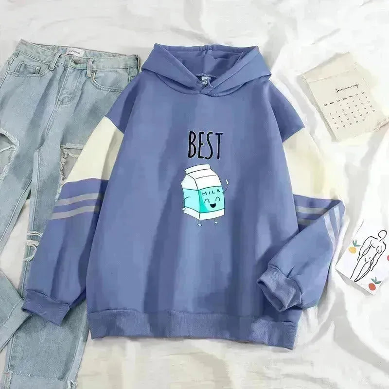 Swever de sudadera con capucha a juego de color