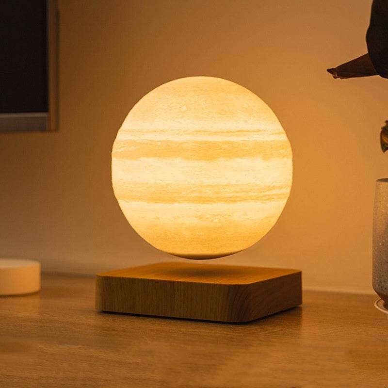 Magnetic Levitation Table Lamp Moon Light 3D Printing Planet Night Light - EX-STOCK Canada