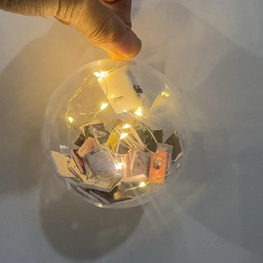 Decorazioni di Natale Palle di Natale Appese Piene di LibriEX-STOCK Canada
