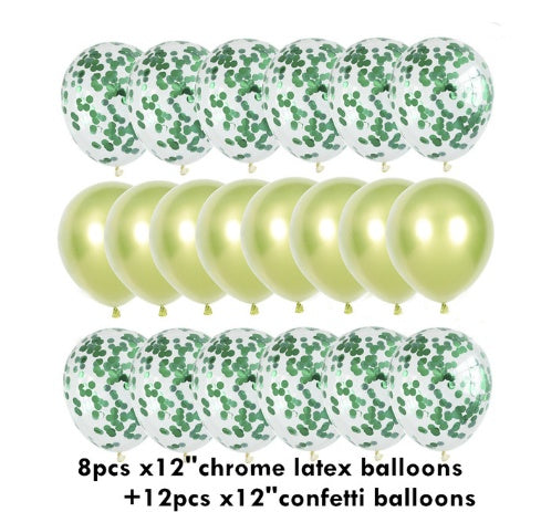 Sequined Latex Balloons for Birthday & Wedding Decorations – 12 Inch Colorful Party Balloons
