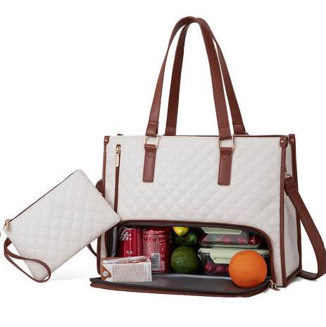 Women Stylish Fashion Commute Office Insulated Work Handbag Lunch Bag - EX-STOCK Canada
