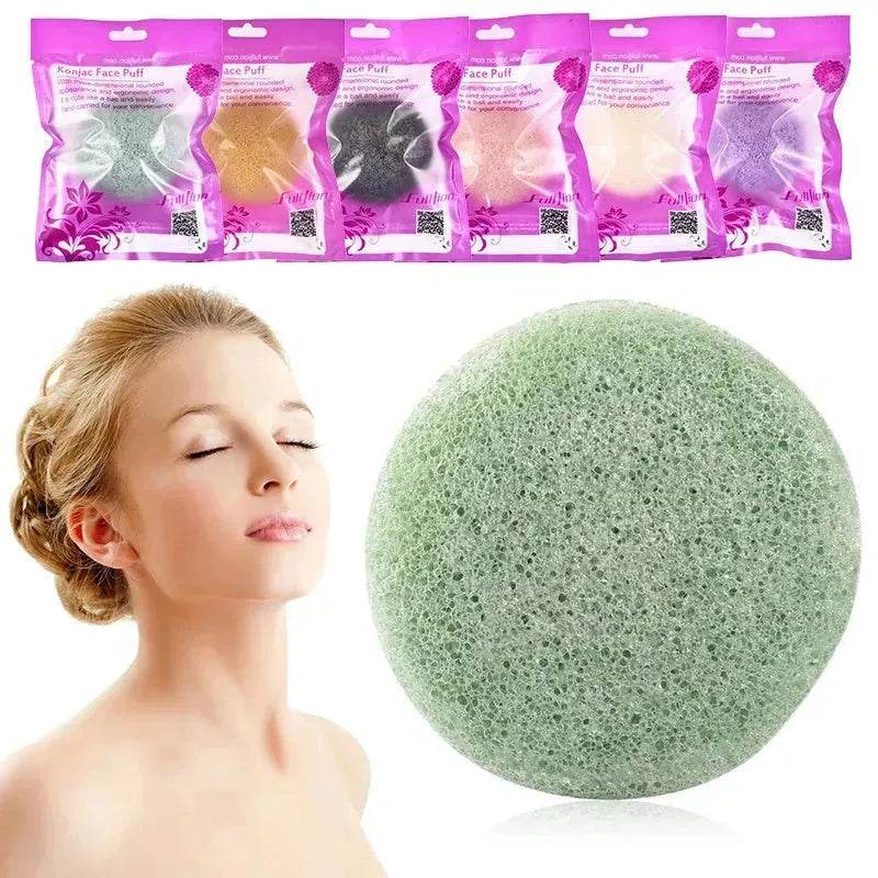Exfoliating Konjac Face Sponge - EX-STOCK Canada
