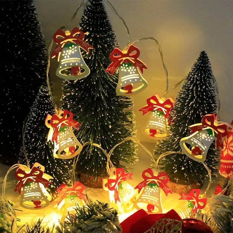 Christmas LED Light String Santa Claus Elk Snowman Xmas Ornament String Light Christmas Decorations New Year Navidad Gift - EX-STOCK Canada