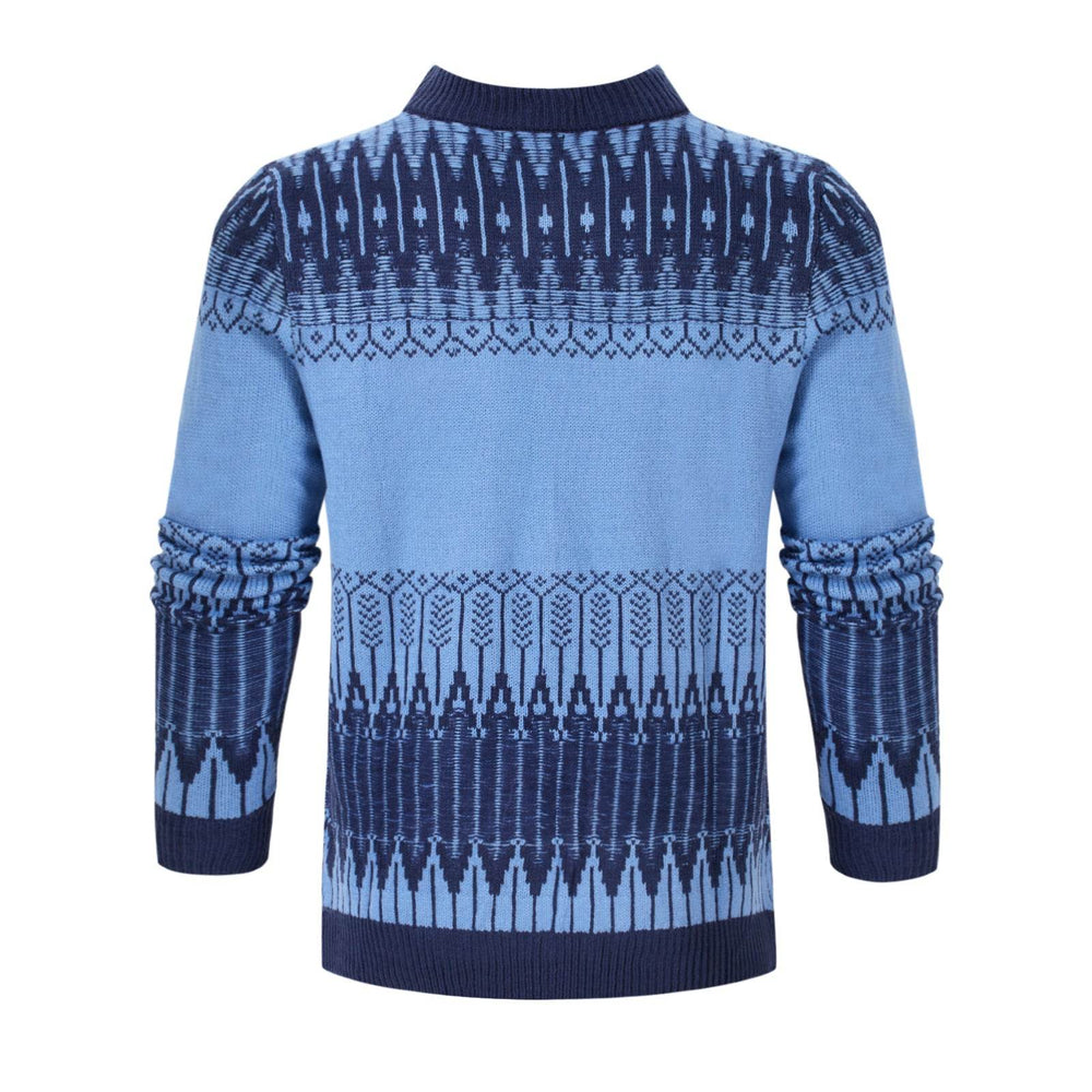 Men's Crewneck Pullover Sweater Unisex Fair Isle Long Sleeve Knitted Sweater - EX-STOCK Canada