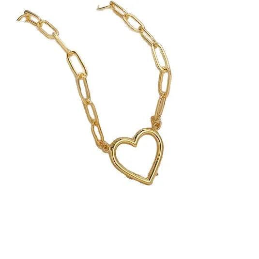 Stainless Steel Paperclip Twist Necklace EX-STOCK Canada