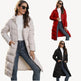 Mid Length Cotton Padded Hoodie Puffer Winter Jacket for women - EX-STOCK Canada