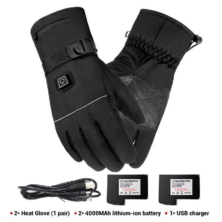 Winter Electric Heated Gloves Motorcycle Touch Screen Gloves EX-STOCK Canada