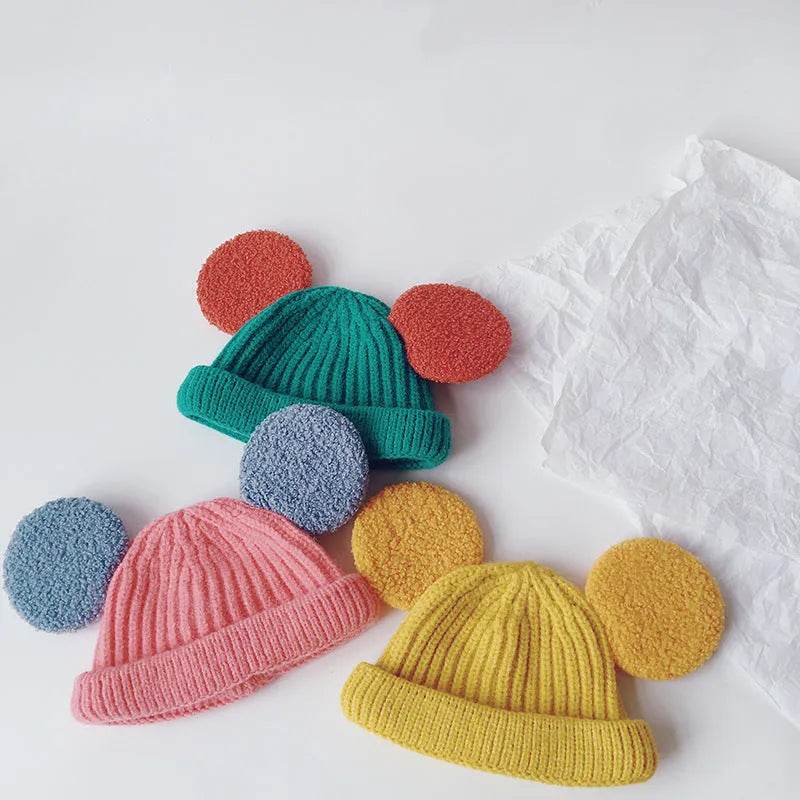 Cartoon Big Ears Children Woolen Beanie Cap - EX-STOCK Canada