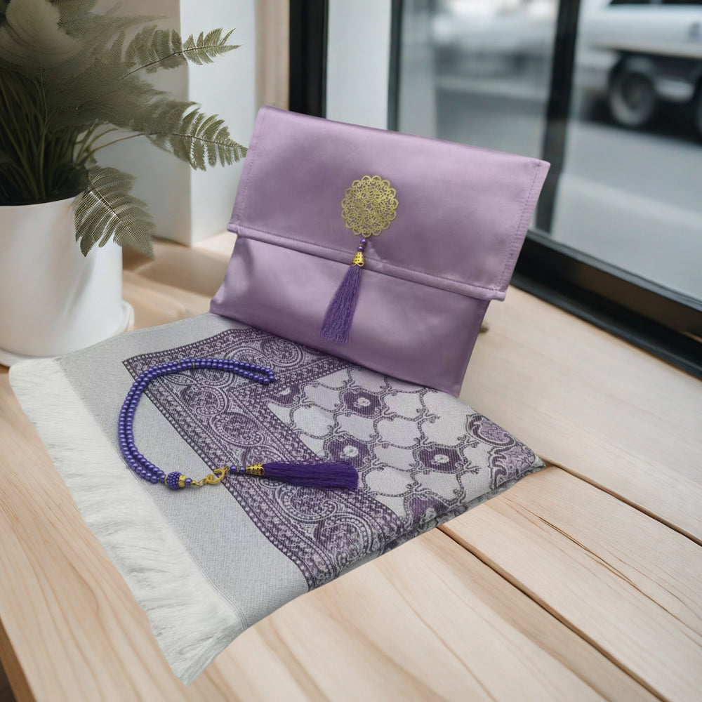 Tapis de prière Perles Ensemble Main Cadeau Sac de rangement Sac à main Cadeau Sac de voyage Tapis de prière musulman - EX-STOCK Canada