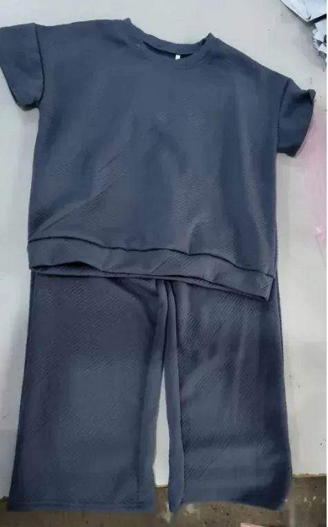 Coord fashion spring and summer 2 piece pant set women - EX-STOCK Canada