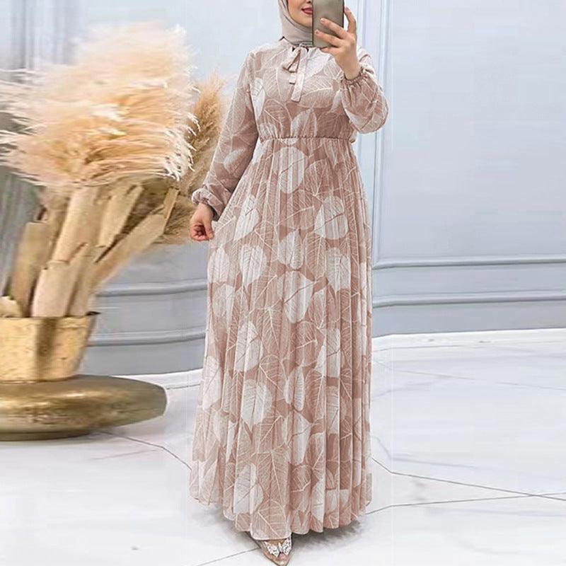 Women's Fashion Waist-controlled Muslim Dress EX-STOCK Canada