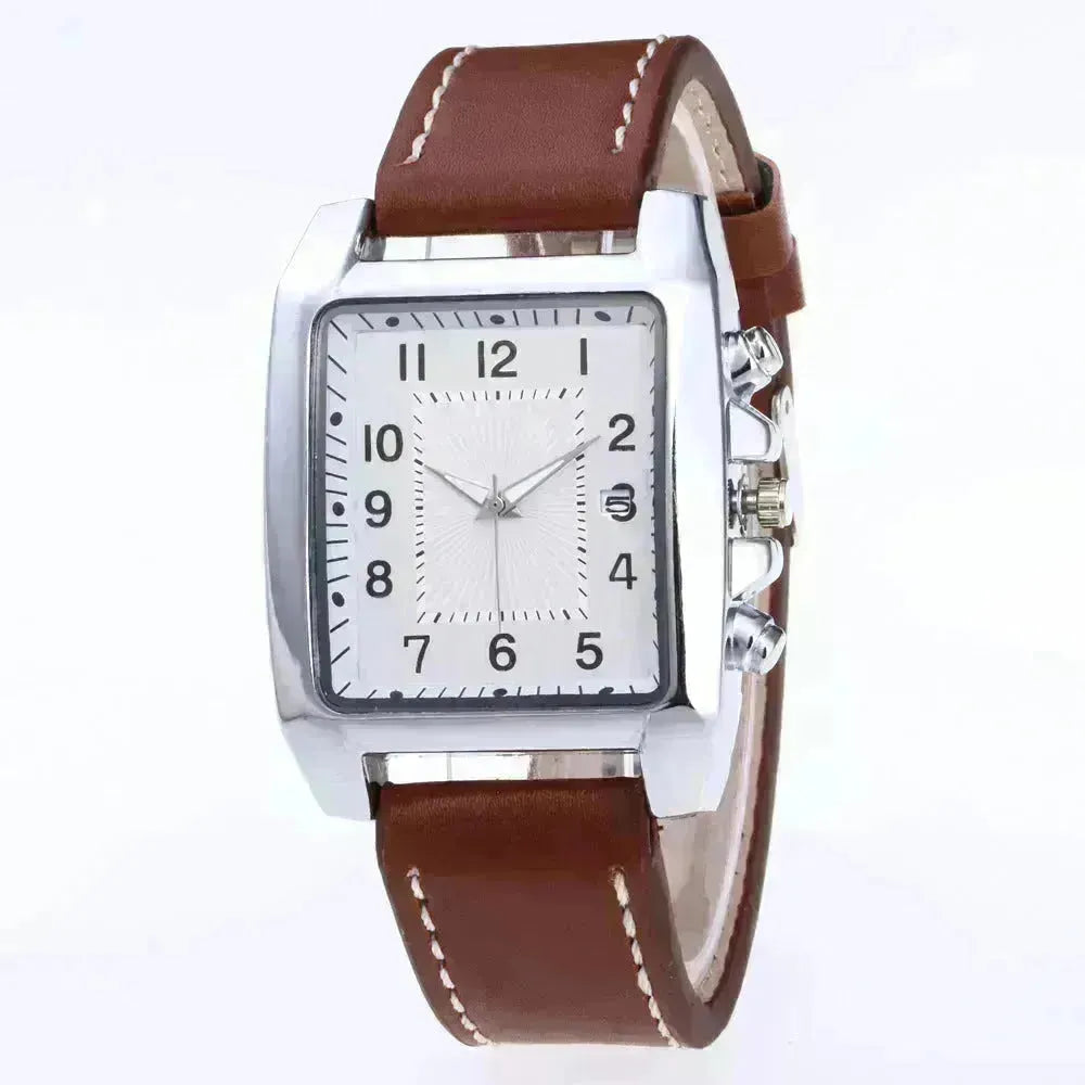 Montre des hommes de la mode carrée