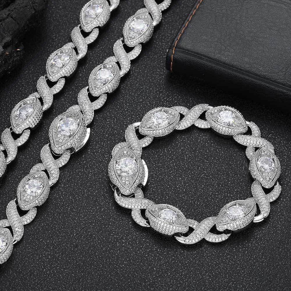 Men's Fashion Hip Hop Zircon Bracelet Cuban Link Chain - EX-STOCK Canada
