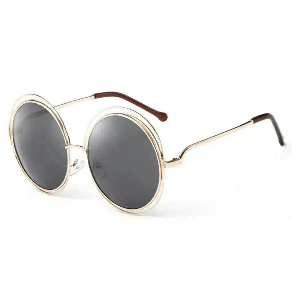 Large Frame Round Frame Unisex Sun Glasses True Film Ink Mirror Flat Light Mirror - EX-STOCK Canada