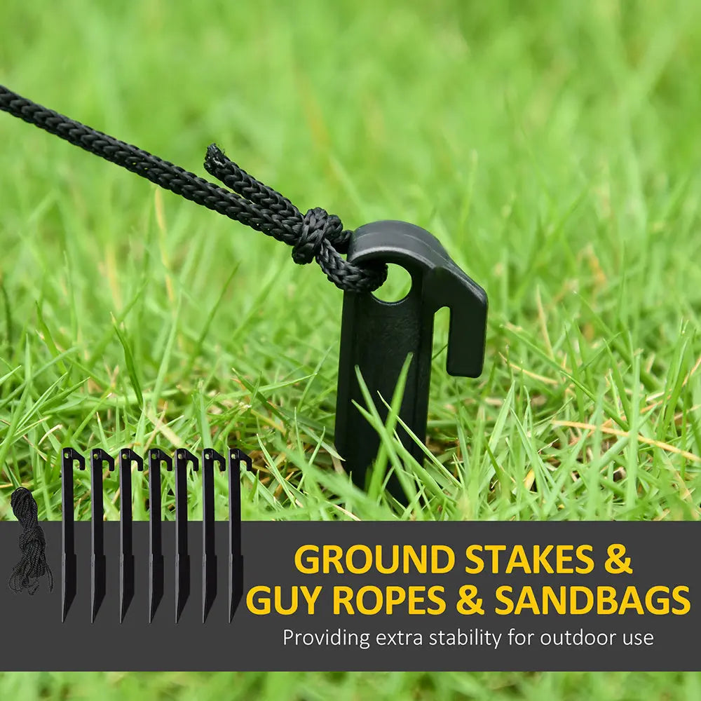 7.5ft Inflatable Halloween Pumpkin Ghost Family, Blow Up LED Display For Garden Indoor Outdoor - EX-STOCK Canada