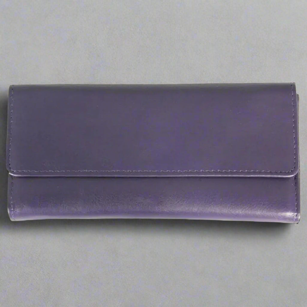 محفظة جلدية ثلاثية الطي بجناح نسائي من JBG الدوليةEX-STOCK Canada