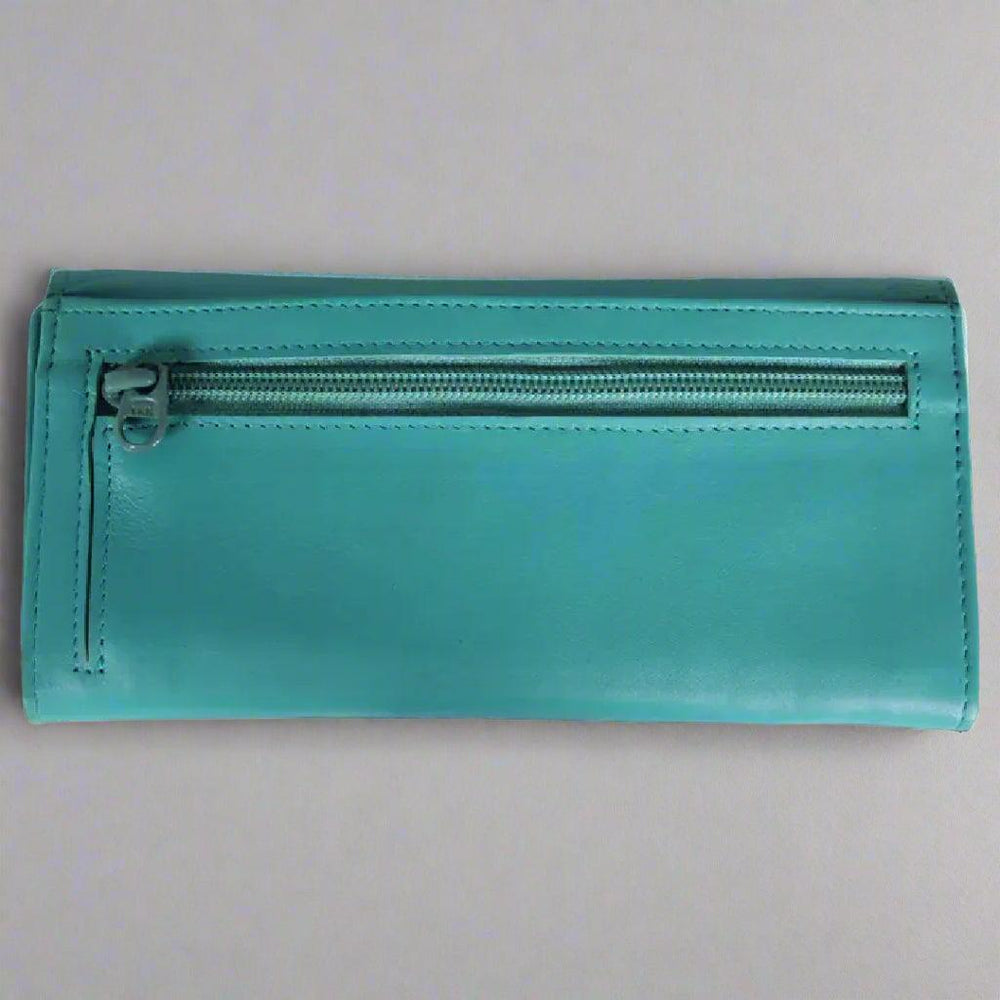 Portafoglio Trifold in Pelle con Pattina per Donne JBG InternationalEX-STOCK Canada