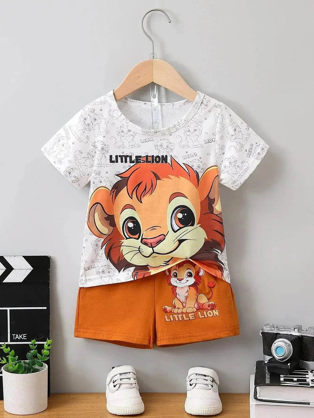 Cartoon Baby Clothing Short Pant Two-piece Set for boys - EX-STOCK Canada