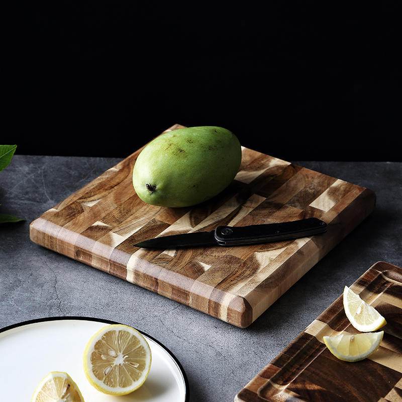 Luxury chopping board Kitchen Household Parquet Solid Wood Cutting Board - EX-STOCK Canada